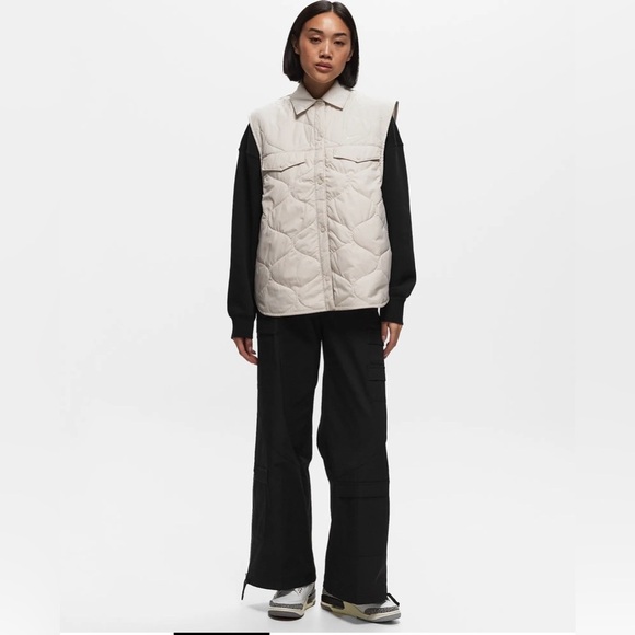 Nike Jackets & Blazers - NWT Nike Sportswear Essentials Women’s Beige Vest, Size Large